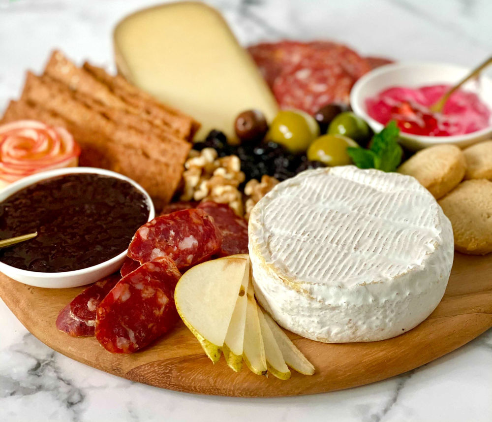 Valentine's Day Cheese & Charcuterie Board